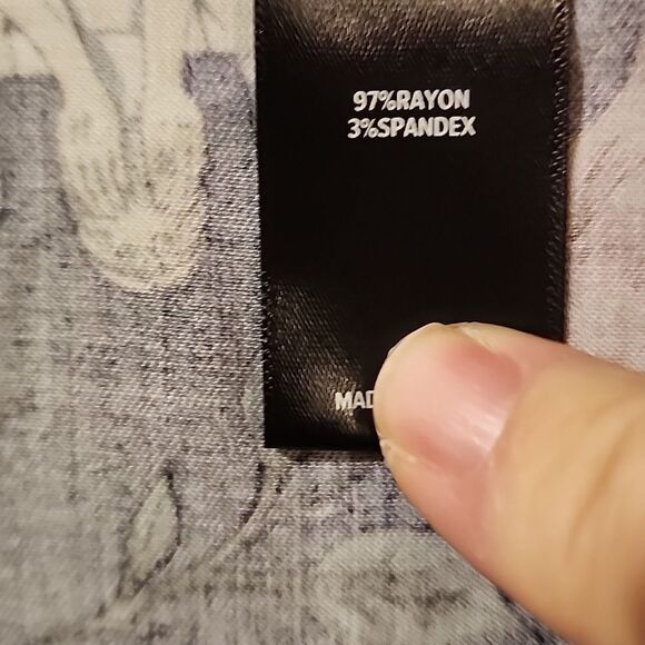 BBC DOCTOR WHO SIZE 00 Navy Blue Printed Women's Top PERFECT CONDITION - Picture 5 of 6